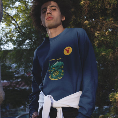 Organic Cotton Canadian Made Sweatshirt featuring Yukon | Canadian Alphabet Y