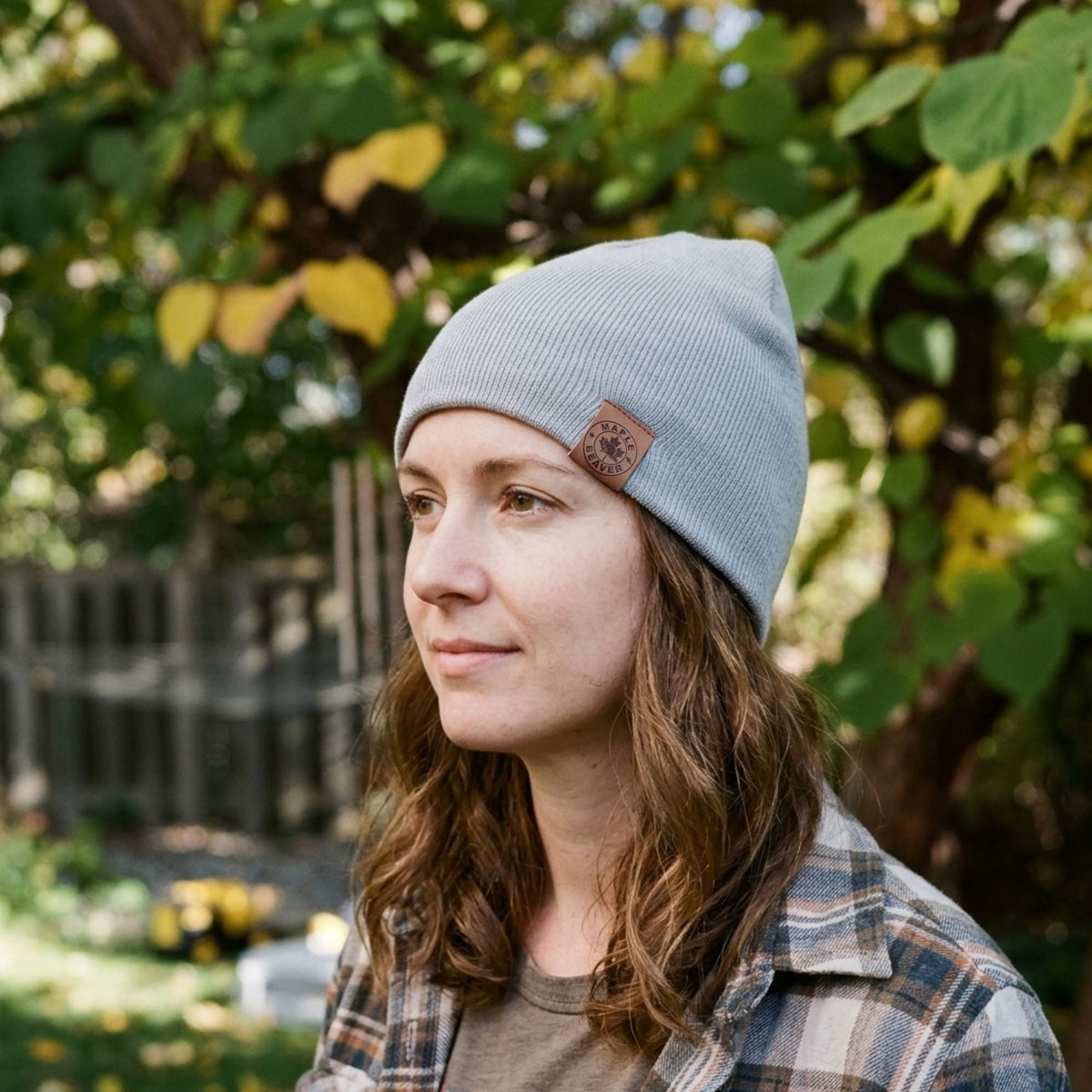 Maple Beaver Classic Merino Beanie – Made in Canada | Grey