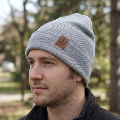 Maple Beaver Classic Merino Toque – Made in Canada | Grey