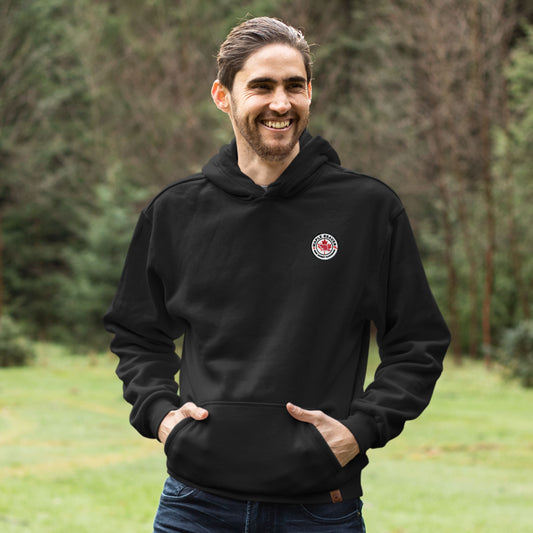 The Dam Sweet Canadian Organic Cotton Hoodie | Black