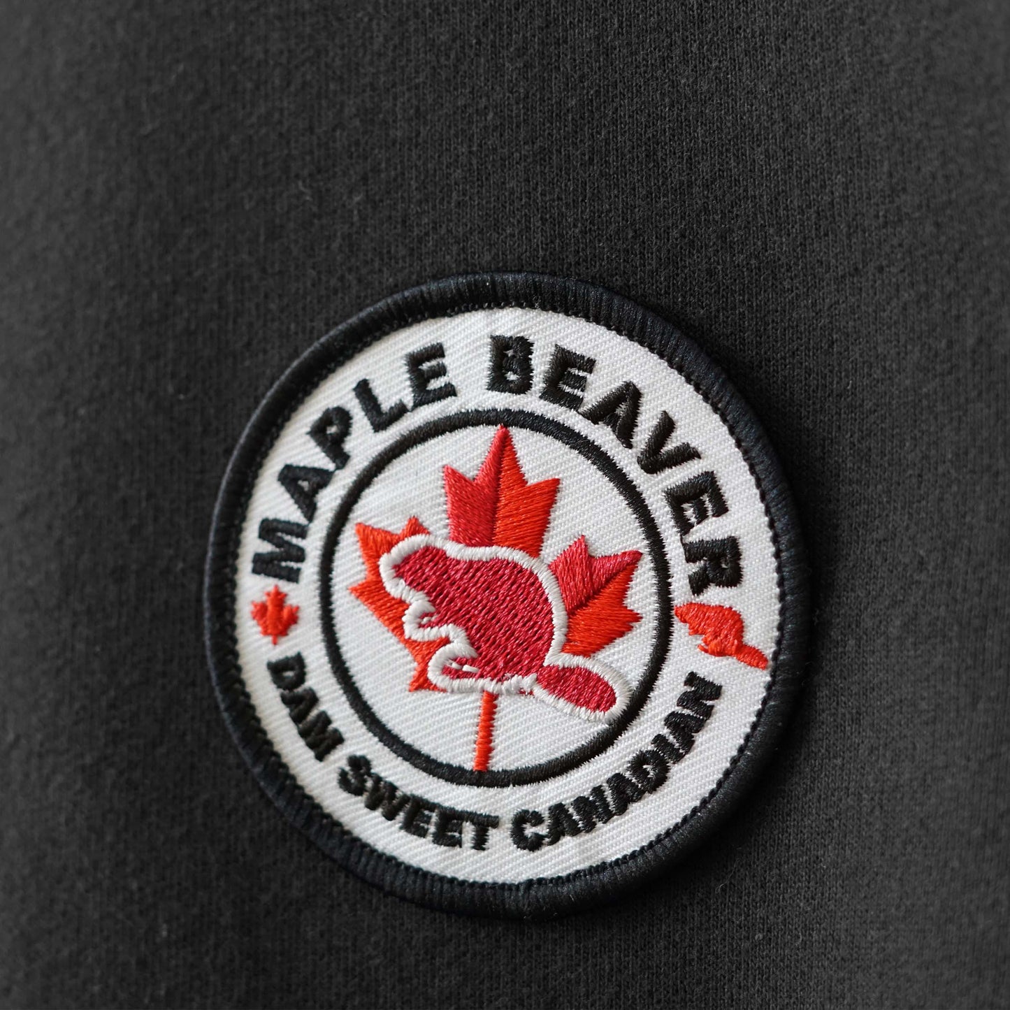 The Dam Sweet Canadian Organic Cotton Sweatshirt | Black