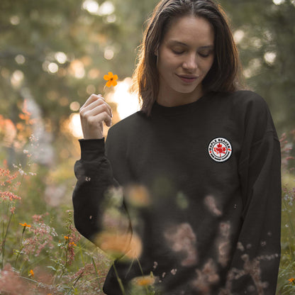 The Dam Sweet Canadian Organic Cotton Sweatshirt | Black