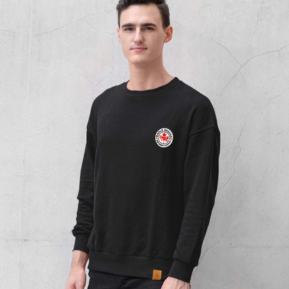 The Dam Sweet Canadian Organic Cotton Sweatshirt | Black