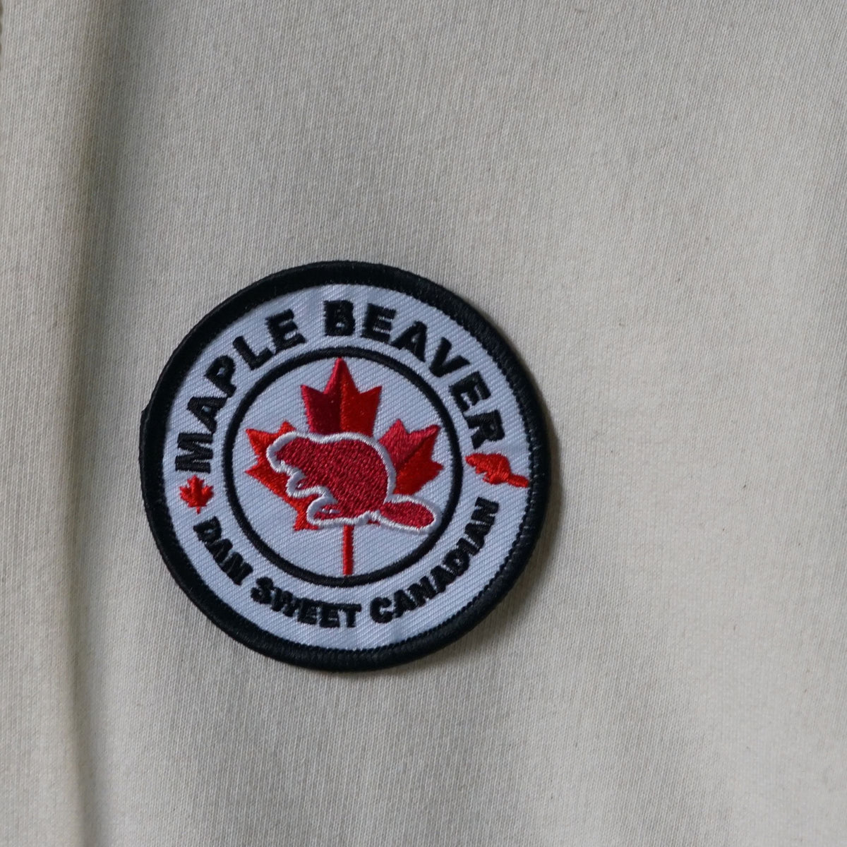The Dam Sweet Canadian Organic Cotton Hoodie | Warm Ivory