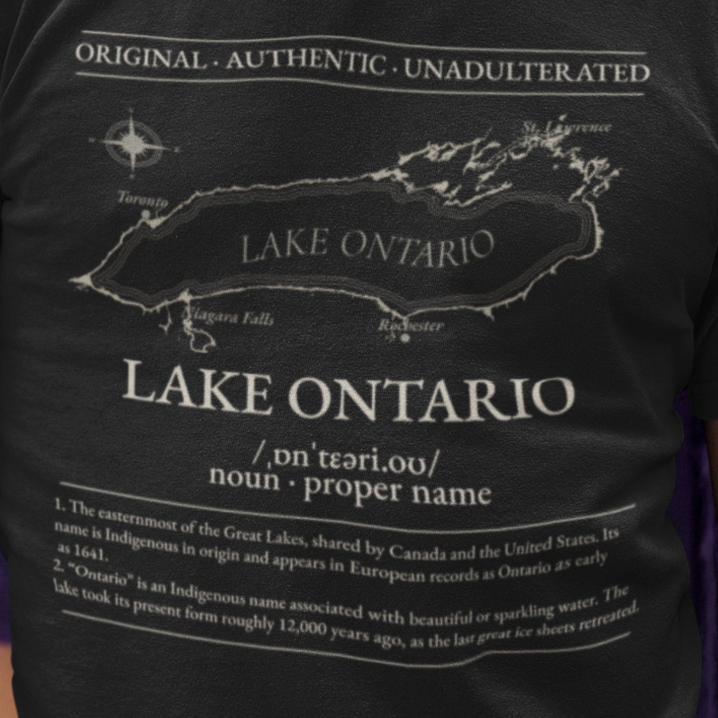Lake Ontario Hoodie | Made in Canada | 100% Organic Cotton