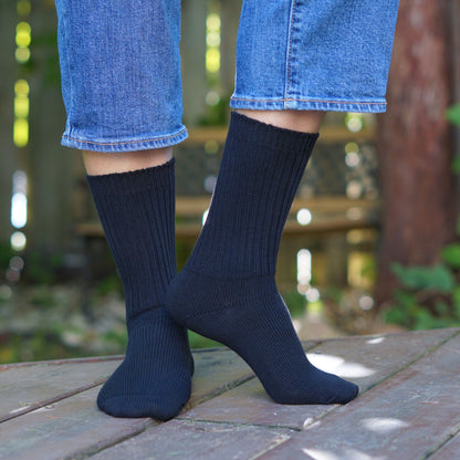 Dam Sweet Canadian Everyday Socks | 96% Organic Cotton | Made in Canada - Black