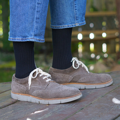 Dam Sweet Canadian Everyday Socks | 96% Organic Cotton | Made in Canada - Black