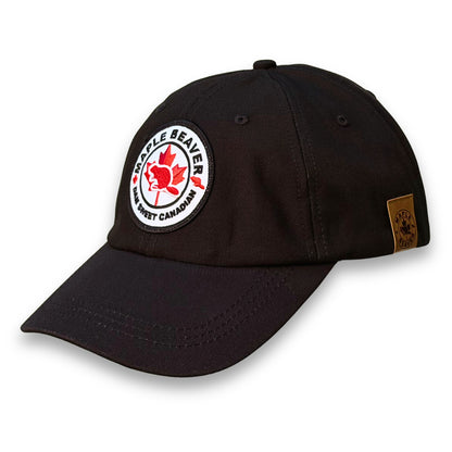 Dam Sweet Canadian Organic Cotton Dad Hat - Black