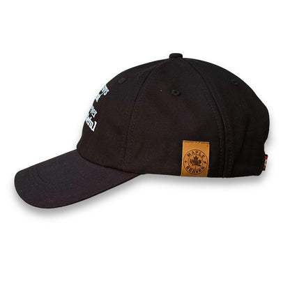Always Great Forever Grateful™ Organic Cotton Dad Hat - Black
