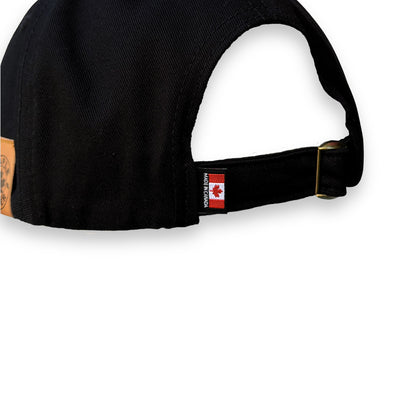 Always Great Forever Grateful™ Organic Cotton Dad Hat - Black subtle