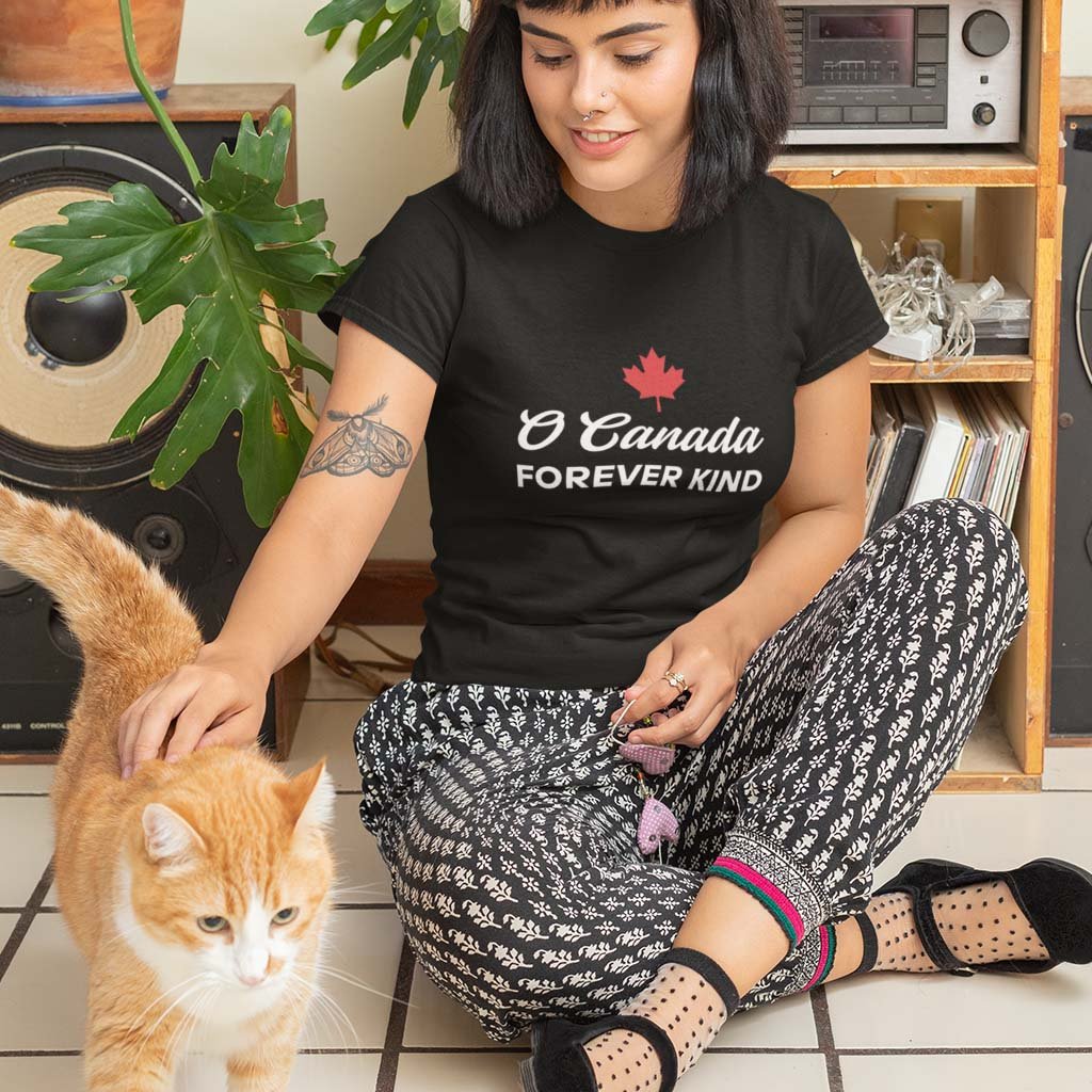 Maple Beaver O Canada Forever Kind™ T-Shirt – Proudly Made in Canada - Maple Beaver