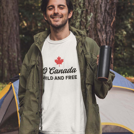 Maple Beaver O Canada Unstoppable™ T-Shirt – Proudly Made in Canada - Maple Beaver white variant
