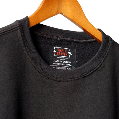 The Dam Sweet Canadian Organic Cotton Sweatshirt | Black