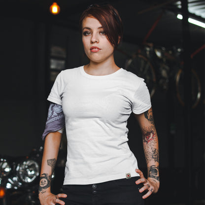 White Minimal Organic Cotton T Shirt