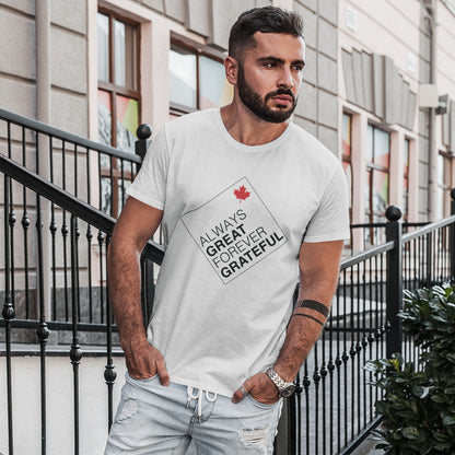 Minimal Canada T-shirt | Always Great Forever Grateful
