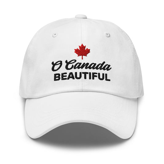 O Canada, Beautiful™ Cap - Maple Beaver white variant