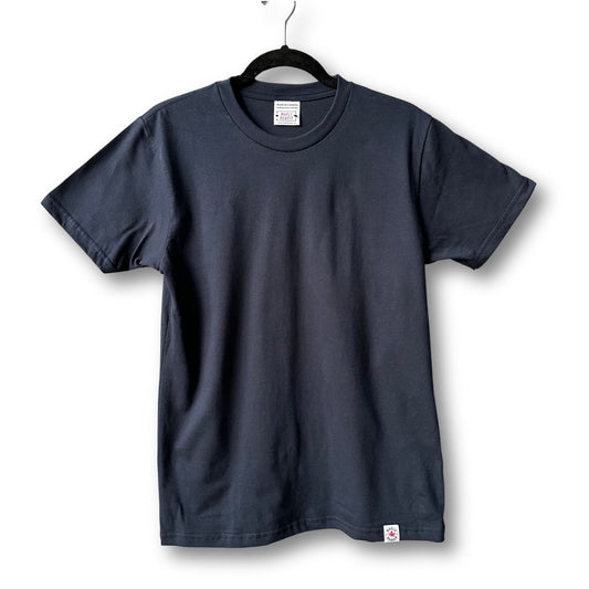 The most understated premium Navy Canadian Tee in the market. Period - Maple Beaver